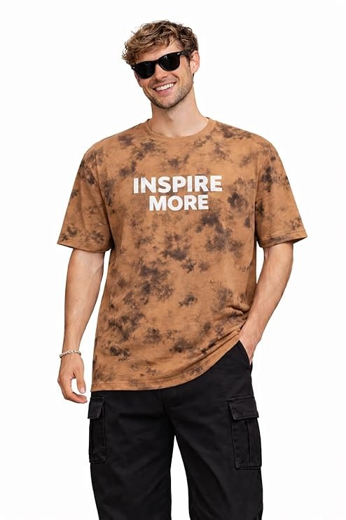 Inpire Mens Tshirt Brown-XXL