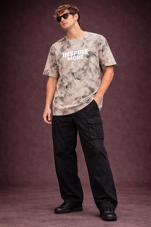Inpire Mens Tshirt Beige-XXL